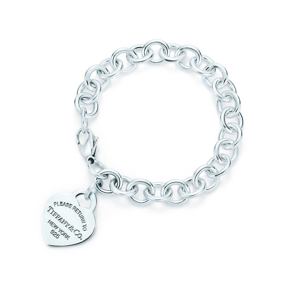 RARE TIFFANY & CO. Heart Tag Charm Bracelet